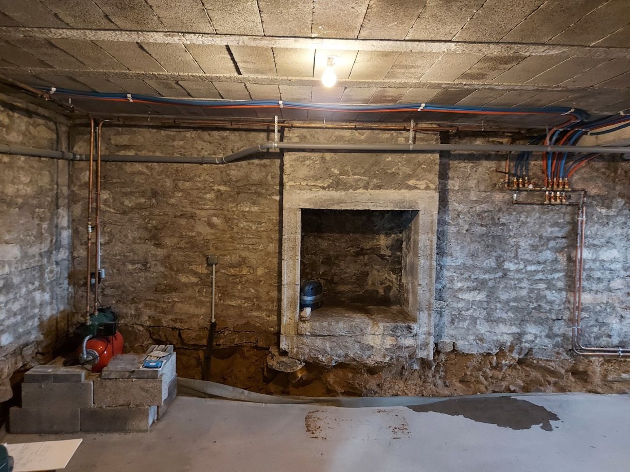 Déchaussement de mur